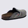 Diesel Grey Cotton Flats
