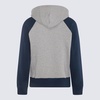 Kenzo Grey, Green And Blue Cotton Sweatshirt