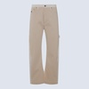Stella McCartney White And Ecru Cotton Blend Jeans