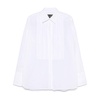 White Pintuck Detailing Shirt Long Sleeves