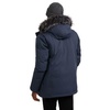men’s soren mid length parka with fixed hood and detachable faux fur