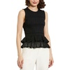 Mac Duggal Ruffle Hem Shirt