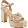 women's chesse sandal in natural