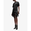 Lana Lace Trim Mini T-Shirt Dress