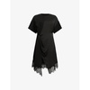 Lana Lace Trim Mini T-Shirt Dress