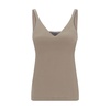 Sleeveless V-Neck Top Elegant Lightweight