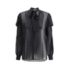 silk georgette women's shirt