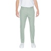 Green Cotton Jeans & Pant