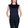 Black Recycled Cotton Tops & T-Shirt