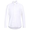 sophisticated  cotton shirt with embroide men's logo