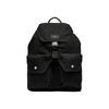 Black Recycled Polyester Backpack