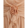silk georgette long women's dress