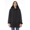 Baldinini Trend Black Polyester Jackets & Coat