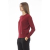 Baldinini Trend Red Wool Sweater