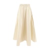 A-Line Nylon Skirt with Pockets