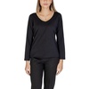 Black Cotton Tops & T-Shirt