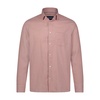 navy white dobby woven long sleeve shirt