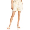 candice womens printed above knee casual shorts