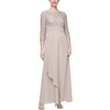womens chiffon lace evening dress