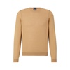slim-fit sweater in virgin wool with crew neckline