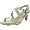 kiki womens snake print faux leather heels