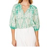 zara top in woodcarved palm