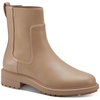 tackomal womens faux leather pull on booties