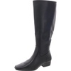 florance womens faux leather wide calf knee-high boots