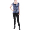 womens printed mesh shell