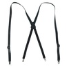 coated leather clip-end 3/4 inch suspenders
