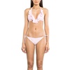 solid clean triangle bikini bottom in blush