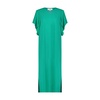 women's blaire crepe maxi dress in billard green