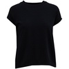knitted shirt in navy blue polyester