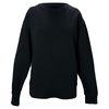 logo-appliqué sweatshirt in black cotton