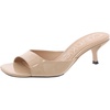 mega womens padded insole patent heels