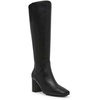 toronto womens wide calf faux leather knee-high boots