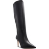 laroche womens zipper leather knee-high boots