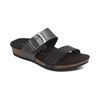 women's daisy adjustable slide in black