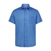 blue stretch short sleeve shirt