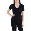 womens solid cotton pullover top