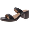 double-strap heeled mules womens laceless leather mules