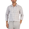 mens plaid cotton button-down shirt