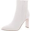 kalia womens faux leather embossed ankle boots