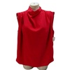 calista sleeveless blouse in red
