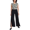 womens solid high rise palazzo pants