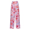Wide-Leg Trousers with Floral Print