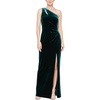 womens embellished one shoulder evening dress