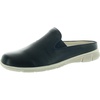 womens solid leather mules