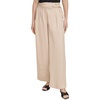 womens belted suit separate wide leg pants