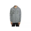 jordan flight fleece aj10 full zip hoodie grey  aj6390-065 men's